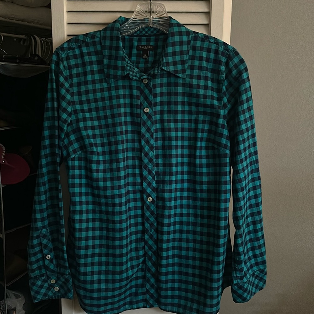 Talbots button down blouse. Size M petite